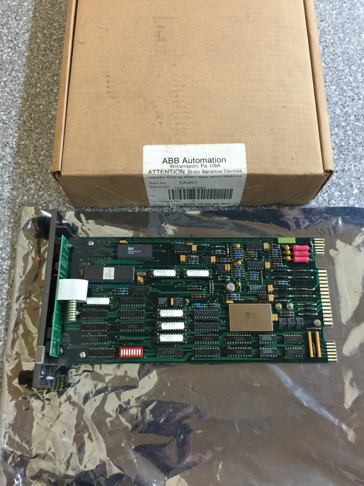NEW IN BOX  ABB ETSI TURBINE AUTOSYNCHRONIZATION SLAVE MODULE TAS01 BAILEY 
