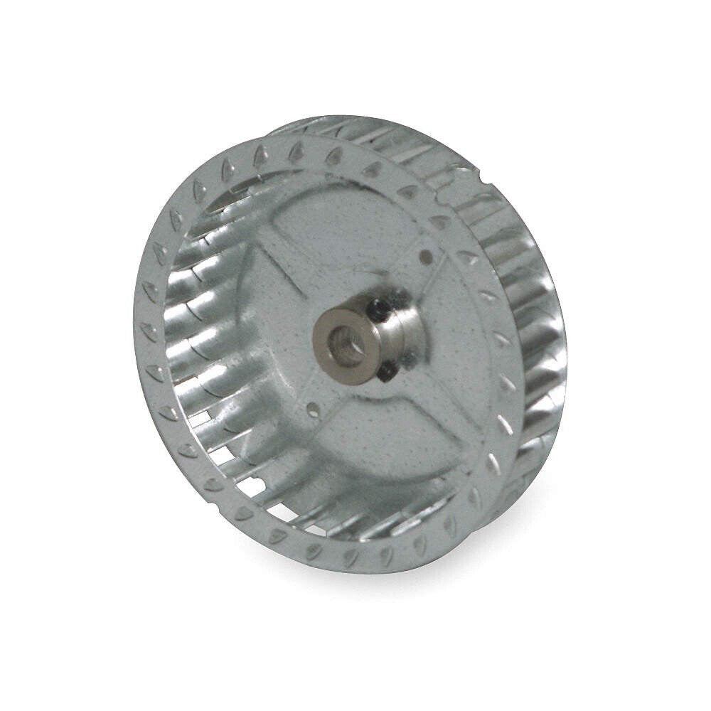 REVCOR BH400-150S Blower Wheel, 4” Wheel Dia. CCW Closed End 1-1/2” Wheel Width