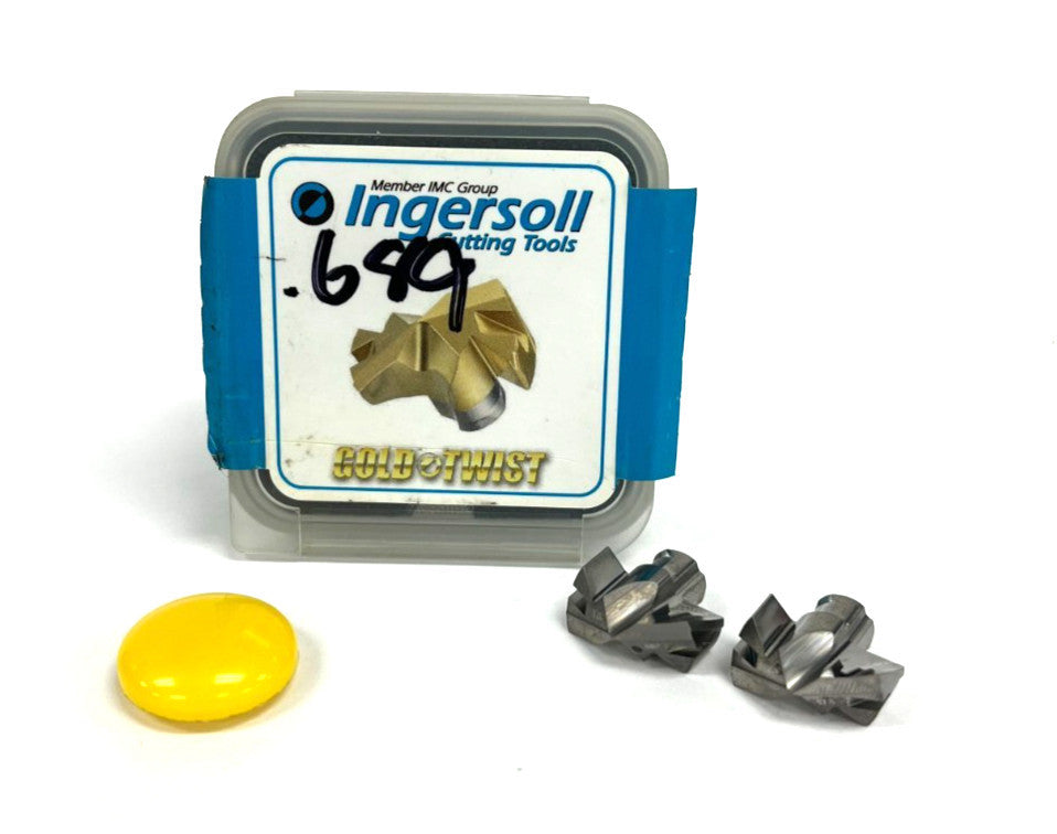 INGERSOLL TNA1750R01 IN05S GOLDTWIST TIP DIA .689" 17.50MM LOT OF 2