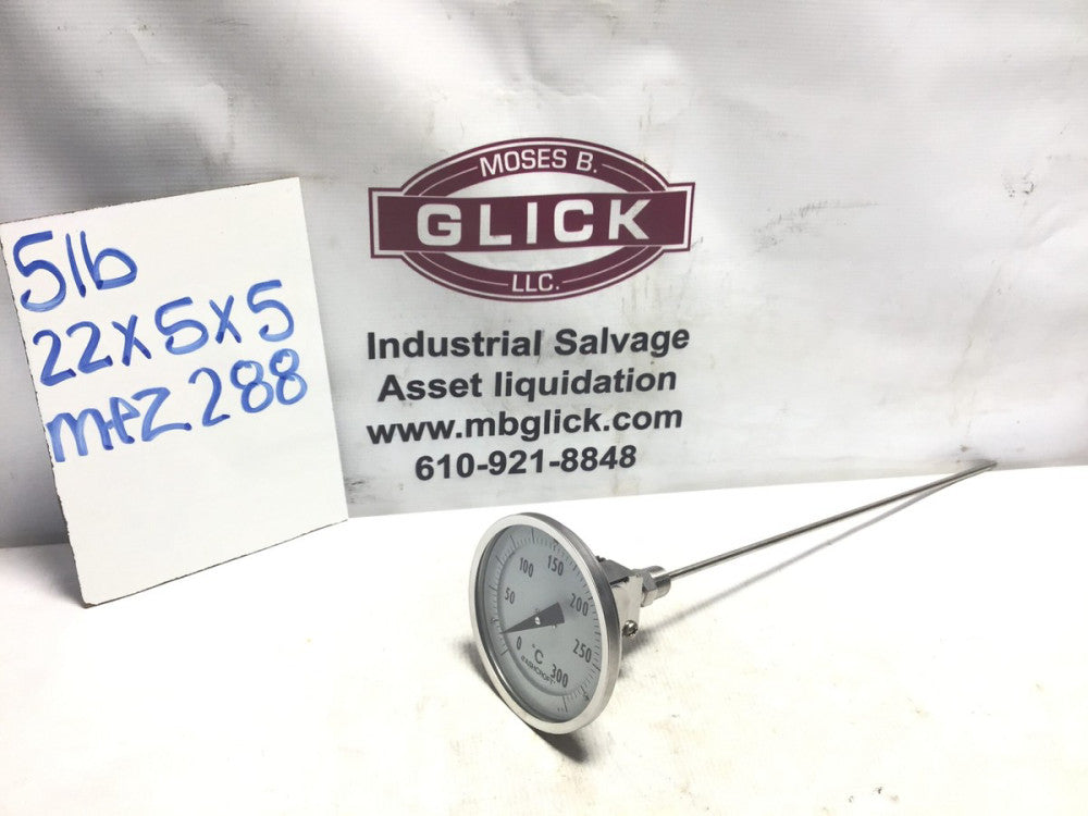Ashcroft Stainless Steel 0-300 °C Thermometer