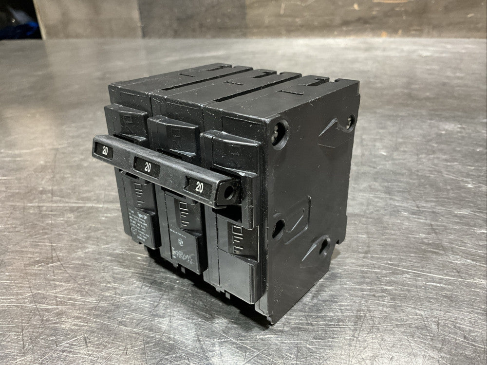 I-T-E Circuit Breaker Type QP 3 Pole 20A 240 VAC NOS SURPLUS