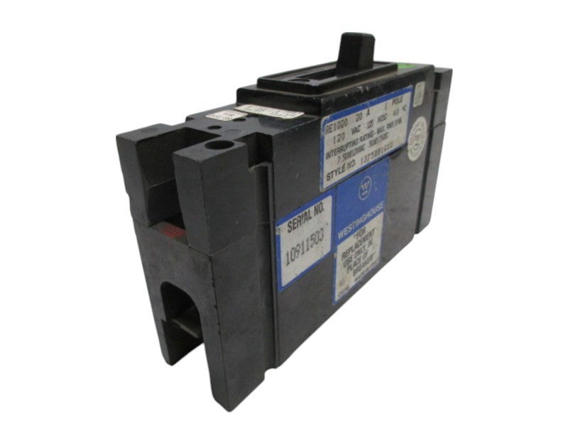 WESTINGHOUSE RE1020 CIRCUIT BREAKER  UNMP