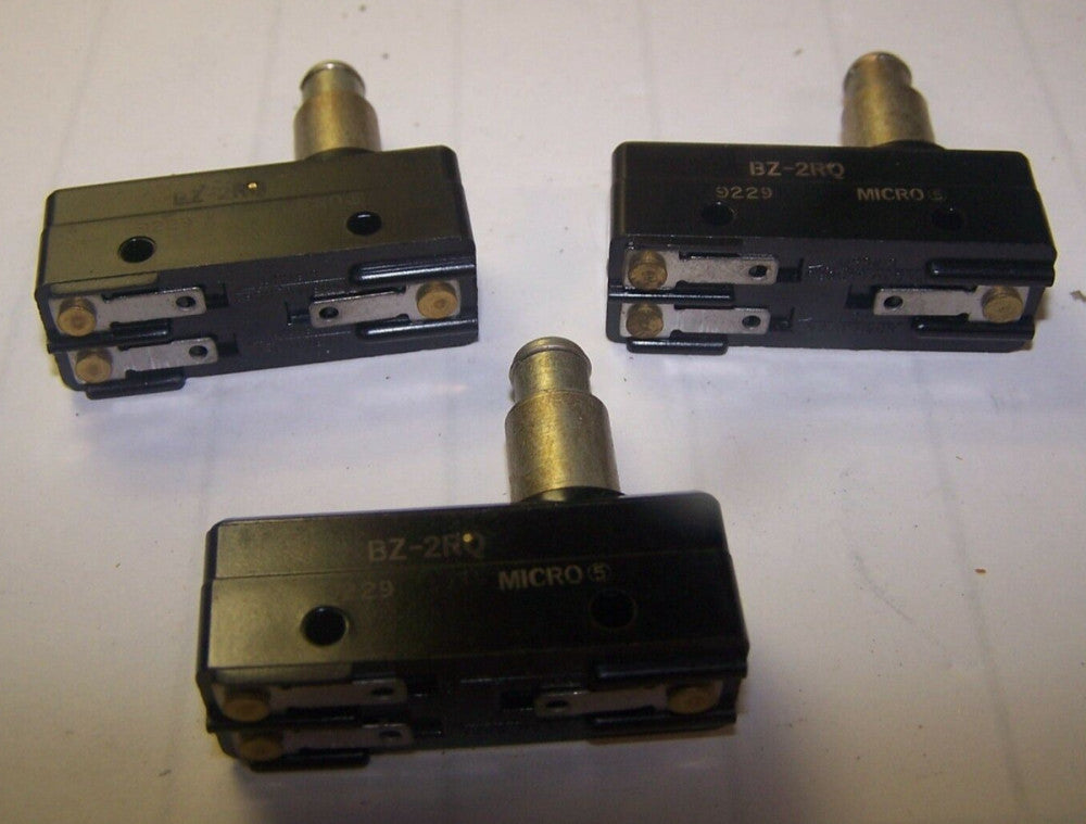 3) NEW HONEYWELL MICRO SWITCH LIMIT SWITCH BZ-2RQ LOT OF 3