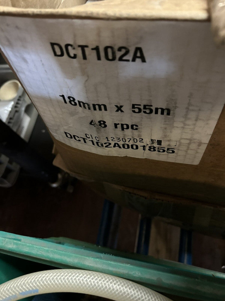 DCT102A WHT 18MMX55 DOUBLE-COATED TAPE ( PARTIAL CS OF 40 ROLLS )