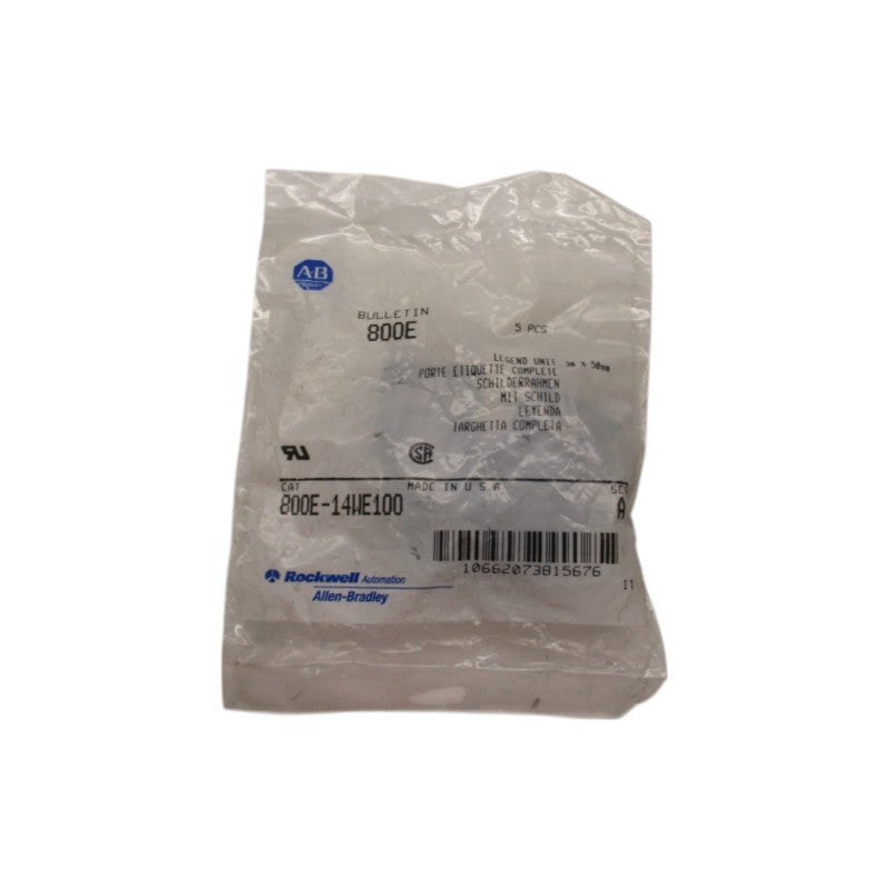 ALLEN BRADLEY 800E-14WE100 SER. A (PKG 0F 5) NSMP