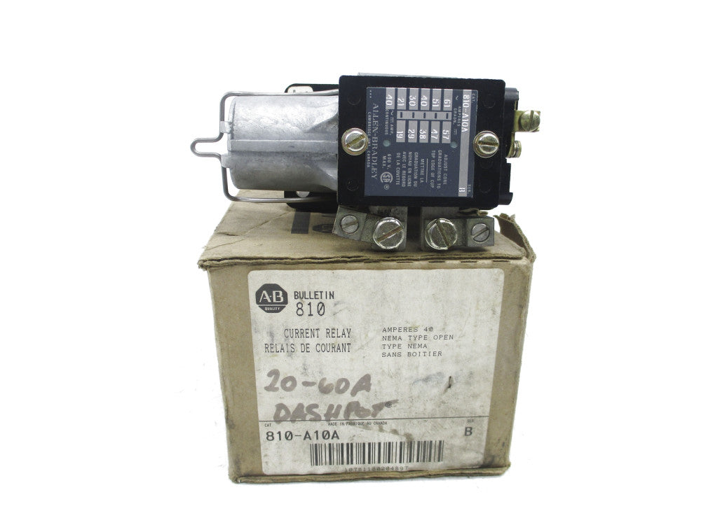 ALLEN BRADLEY 810-A10A SER. B 40A 600V (BR/WH) NSMP