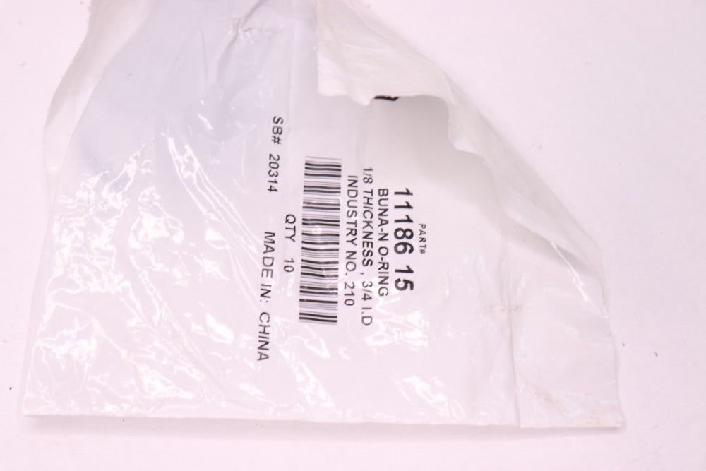 (10-Pk) Lawson Industrial O-Ring Buna-N 3/4 x 1 x 1/8" 11186-15