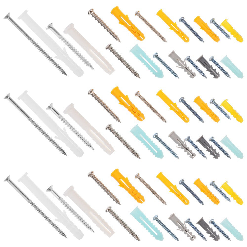  Screw Plug Set Expansion Tube Screws Assortment Kit Self Tapping