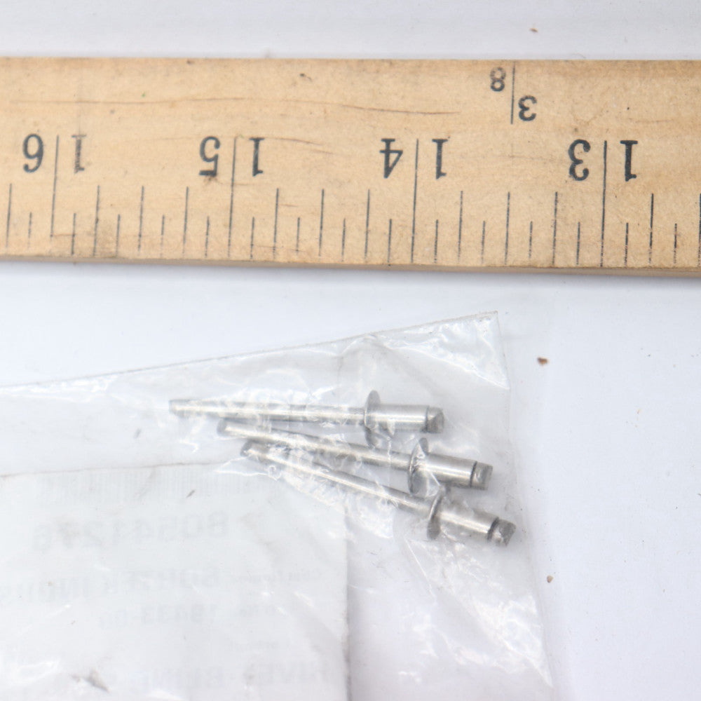 (3-Pk) Minuteman Rivet Break Stem Counter Sunk 1/8" Dia. 80541276