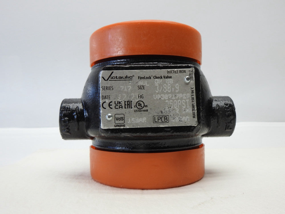 Victaulic FireLock Check Valve 717 3" Ductile Iron 250PSI FIG (SIZE: 3/88,9) NEW