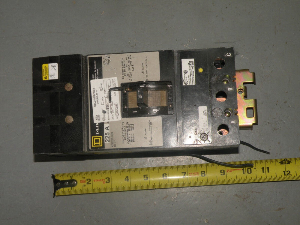 Square D I-Limiter KI36225-1021 225 Amp Circuit Breaker