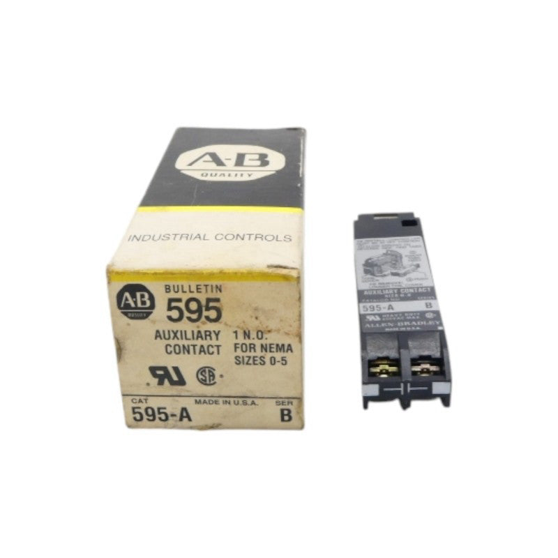 ALLEN BRADLEY 595-A SER. B 600VAC (BK/YL) NSMP