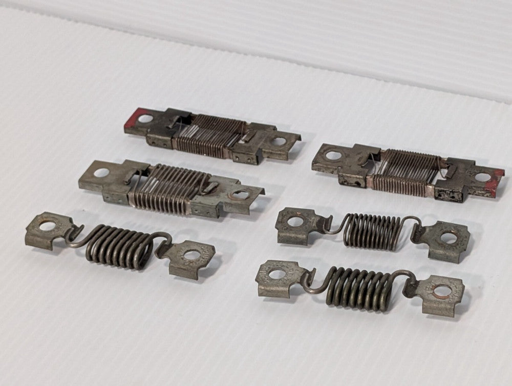 Assorted Lot of 6 GE 81D7, 81D15, 81D17, 81D23 Thermal Overload Heater Elements