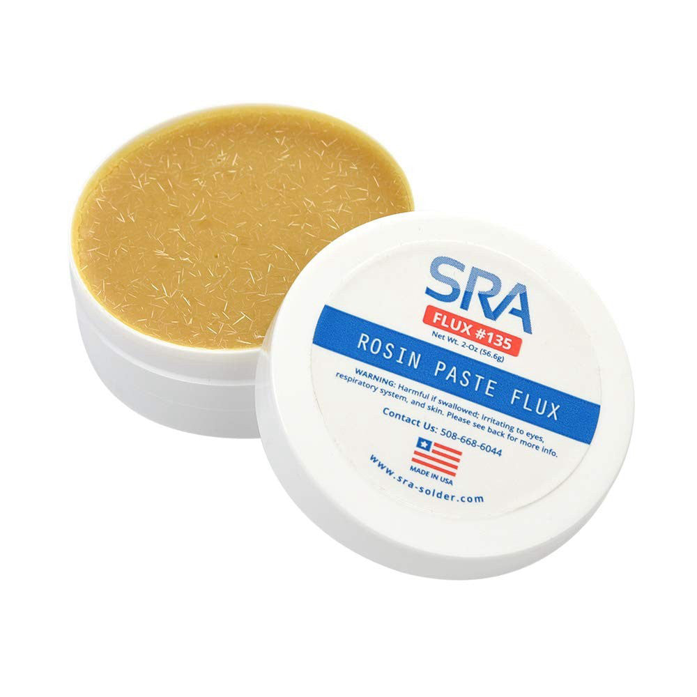SRA Solder 135 Rosin Paste Soldering Flux For Electronics, No Clean Flux Made...