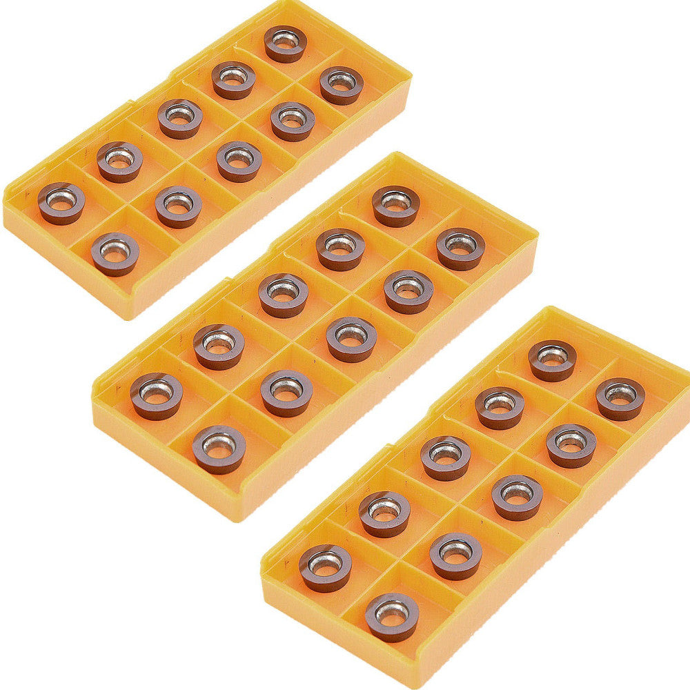 30PCS RPMT1003MO Carbide Turning Cutter Insert for Lathe Holder Tool EMR EMRW