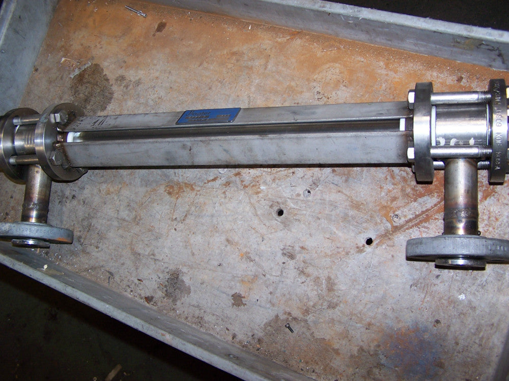 JOGLER 1" 316 STAINLESS STEEL FLANGED SITE GLASS FLOW INDICATOR 5507L1 155 PSI 