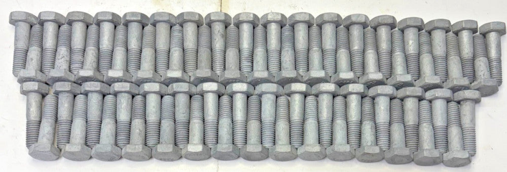 STRUCTURAL HEX BOLT 1/2IN-13X2-1/4IN GALVANIZED STEEL GRADE A325 LOT OF 65