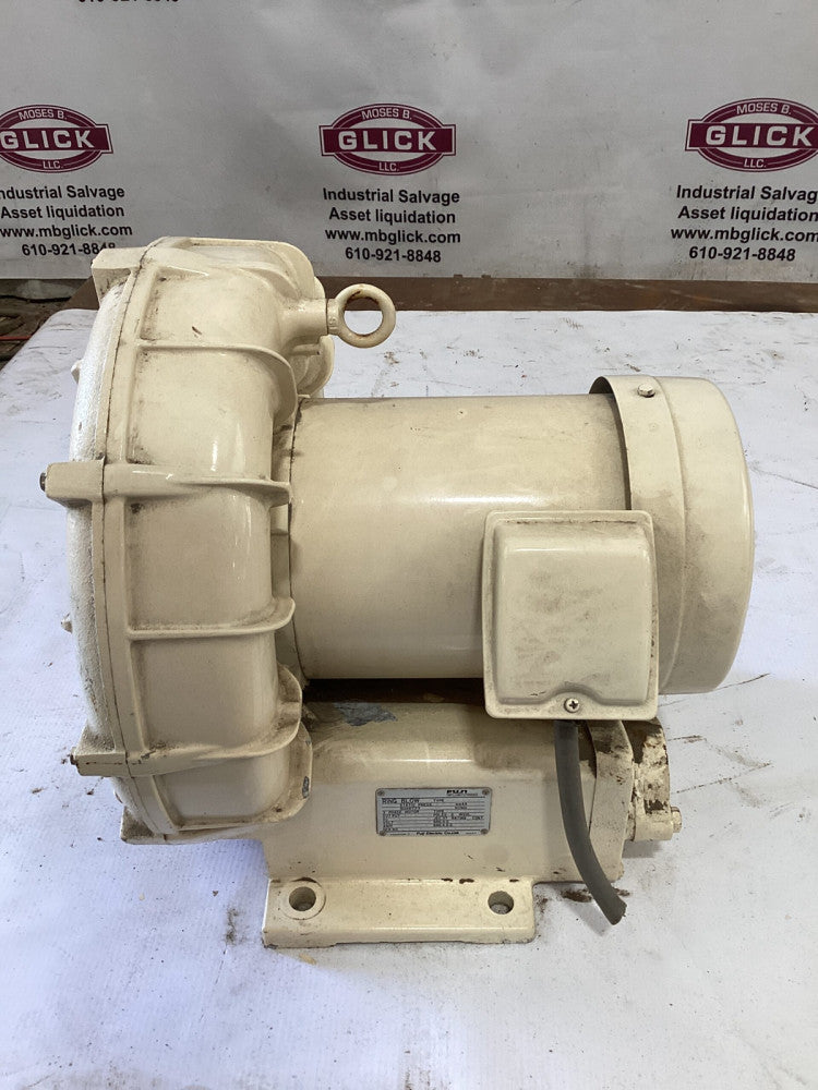 FUJI Electric VFC505A Regenerative Air Ring Blower 1-1/2" 1.5kW 700mmAq 460V 3PH
