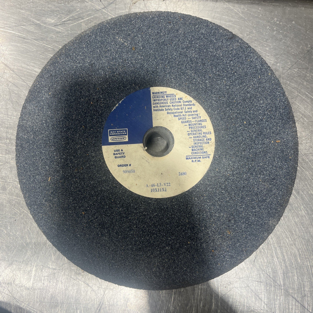 Dresser Grinding Wheel- A-46-L5-V22 (10X1 1/4X7/8) Nos Surplus No Original Box