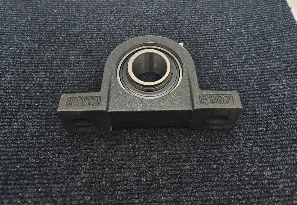 IPTCI P207: SCREW LOCK PILLOW BLOCK 1-7/16" WITH NA207-35MM BEARING, CAST IRON