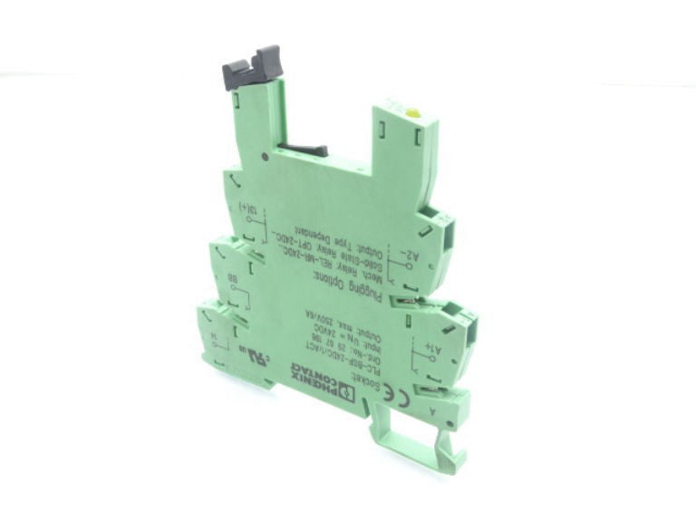 PHOENIX CONTACT PLC-BSP- 24DC/ 1/ACT Relay Socket - Used