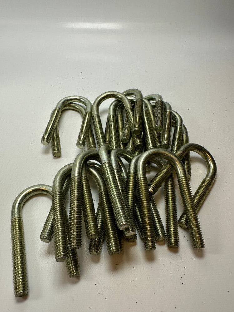 U-Bolts for 1/2" Pipe 5/16 18thrd No Nuts 2 3/4" OAL (Box of 21) New Fast Ship