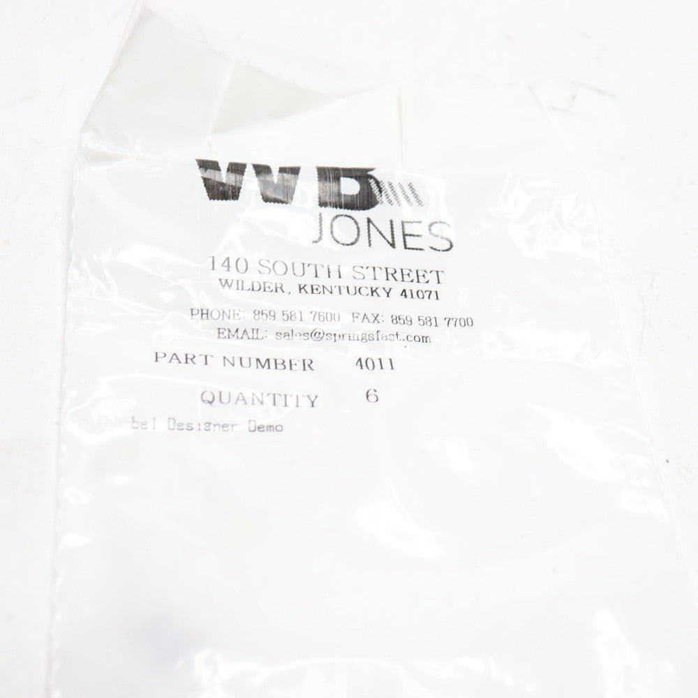 (6-Pk) WB Jones Compression Spring 302 Stainless Steel 4011