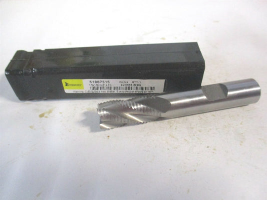 (724-2113) 1/2" x 1" x 1/2" x 3" OAL Cobalt 4 Flute Roughing Square End Mill 