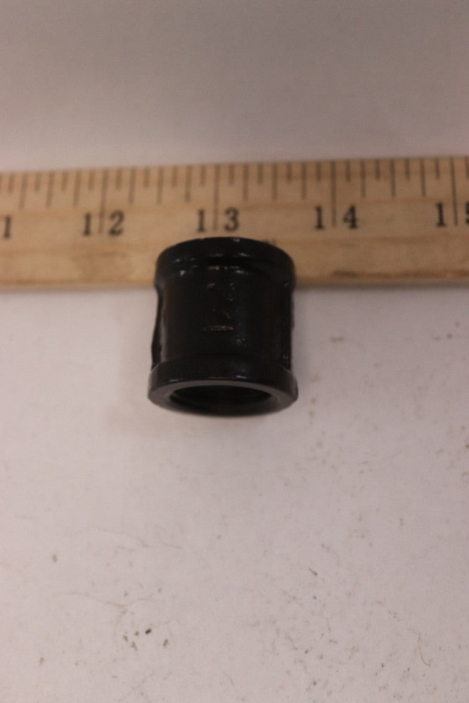 TZH Threaded Coupling Black Painted Cast Iron 1/2" Female