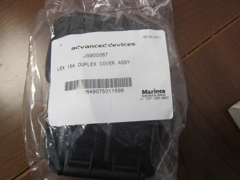 Marino # JS900067 LEX 15A Duplex Cover Assy ***LOT OF 10*** (NEW)