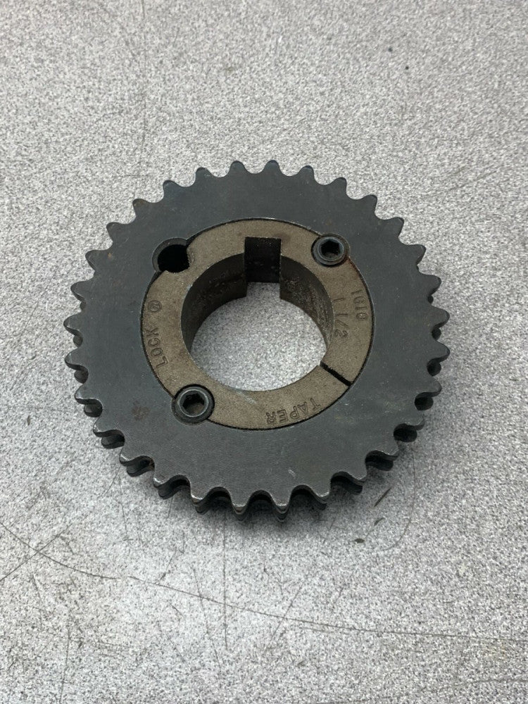 NEW MARTIN DOUBLE SPROCKET D35BTB30 1610 WITH BUSHING 1610 1-1/2 TAPER LOCK