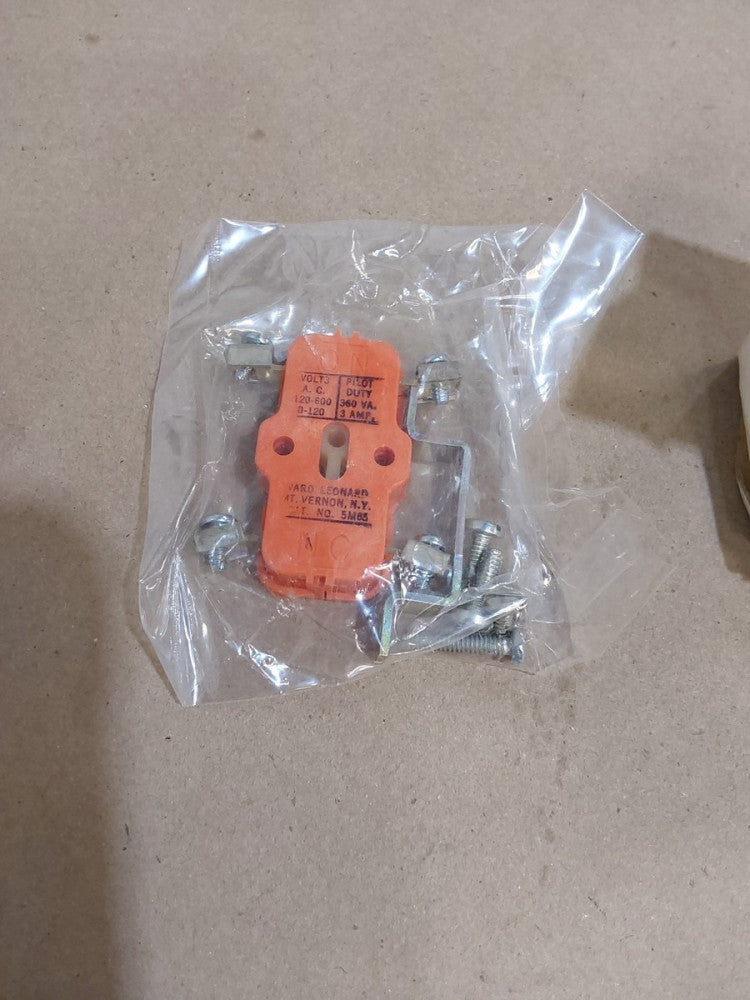 Ward Leonard 5M65 N.O. & N.C. Auxiliary Contact Assembly