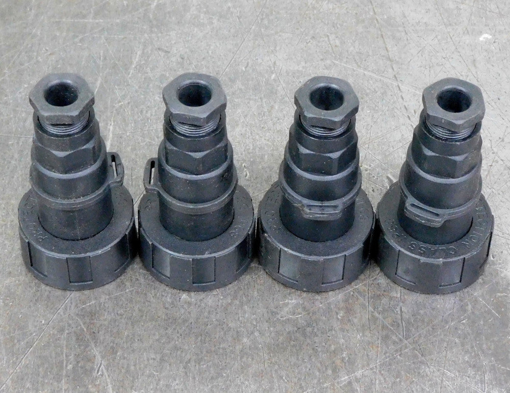 Bulgin -PX0748/P 4-Pin Male Flex Plug Connector -20..70°C 6A 277V Lot of Four(4)
