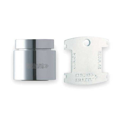 Chicago Faucet E2805-5Jkabcp Econo-Flow Spray Outlet, Vandal Resistant