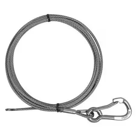 Dayton 35Z859 Winch Cable,Ss,1/4 In. X 36 Ft.