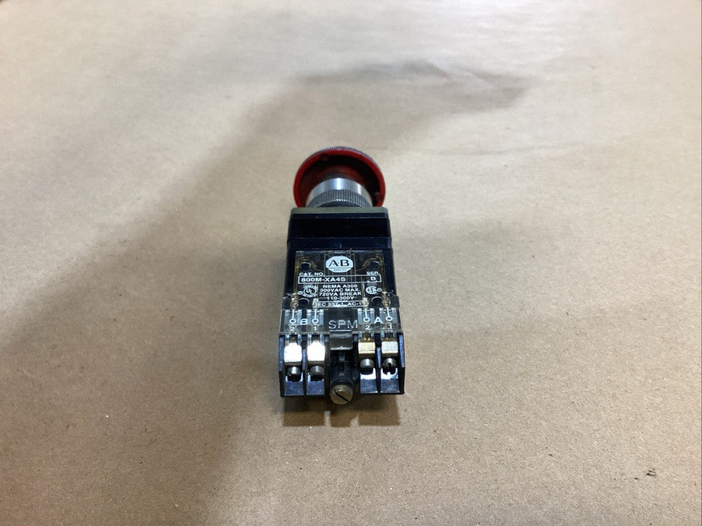 ALLEN-BRADLEY 800MR-FXT/800M-XA4S EMERGENCY PUSHBUTTON