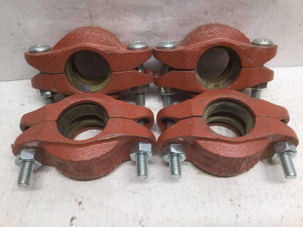 Grinnell 577 G-Fire Grooved Coupling 1 1/4” (Lot of 4)
