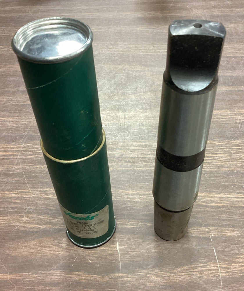 Jacobs A0404 No. 4 Morse Taper Arbor With No. 4 Jacobs Taper A61