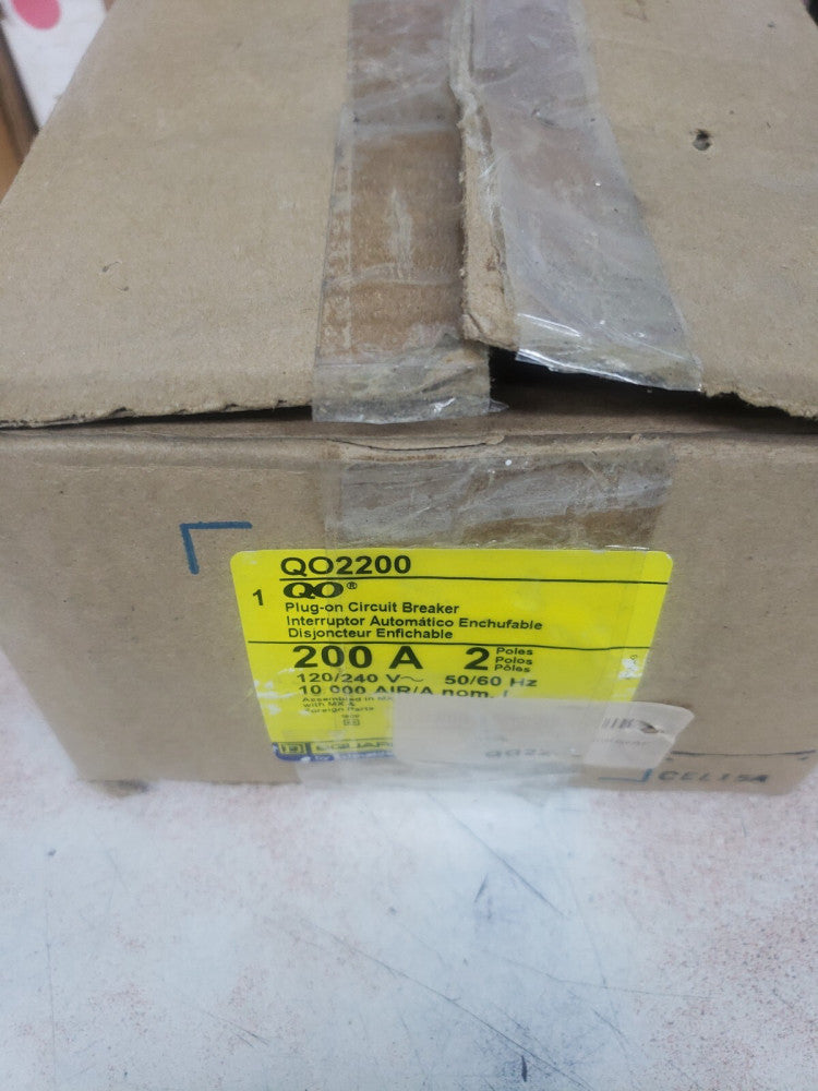 Square D 200Amp 120/240V QO2200 Circuit Breaker 2 Pole
