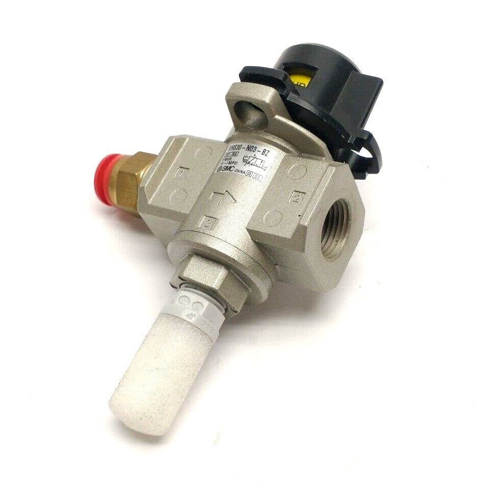 SMC VHS30-N03-BZ Manual 3-Port Lock-Out Valve 3/8" NPT