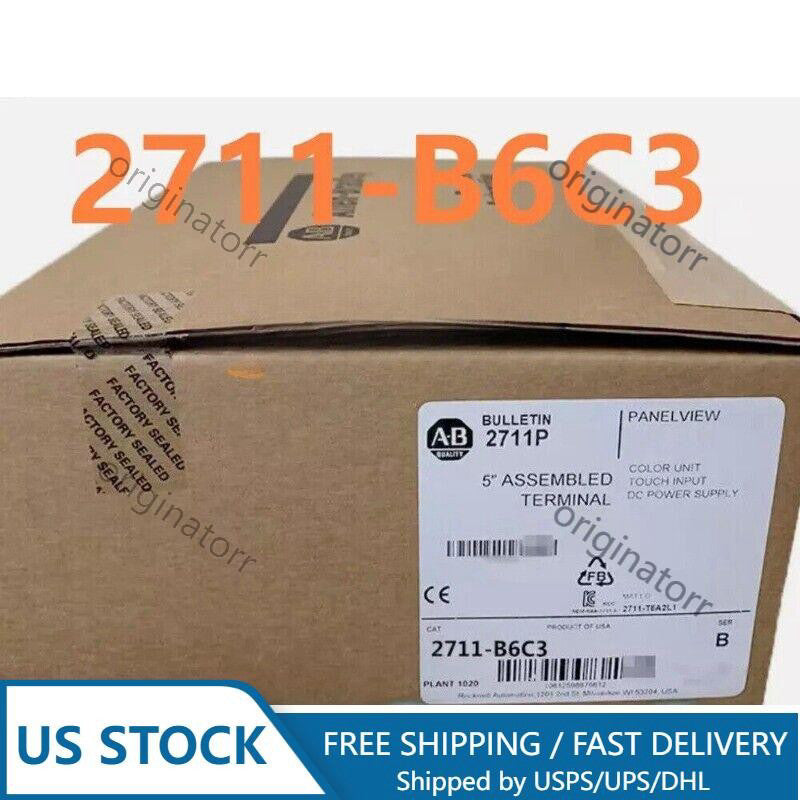 2711-B6C3 New AB PanelView Standard Terminal 2711 B6C3 Free Shipping US Free Tax