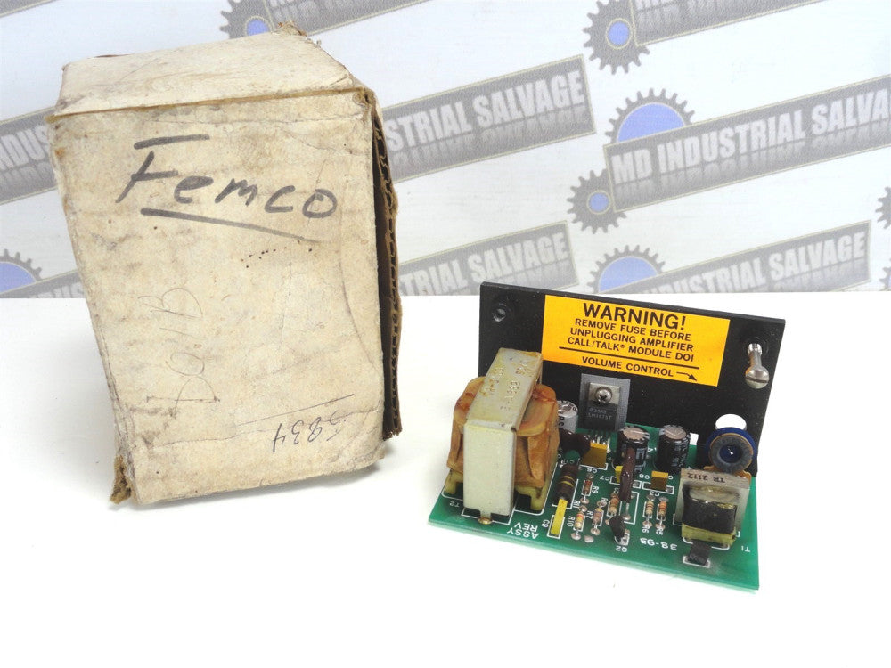Femco WBA4265 Call Talk Volume CONTROL BOARD (NEW in BOX)