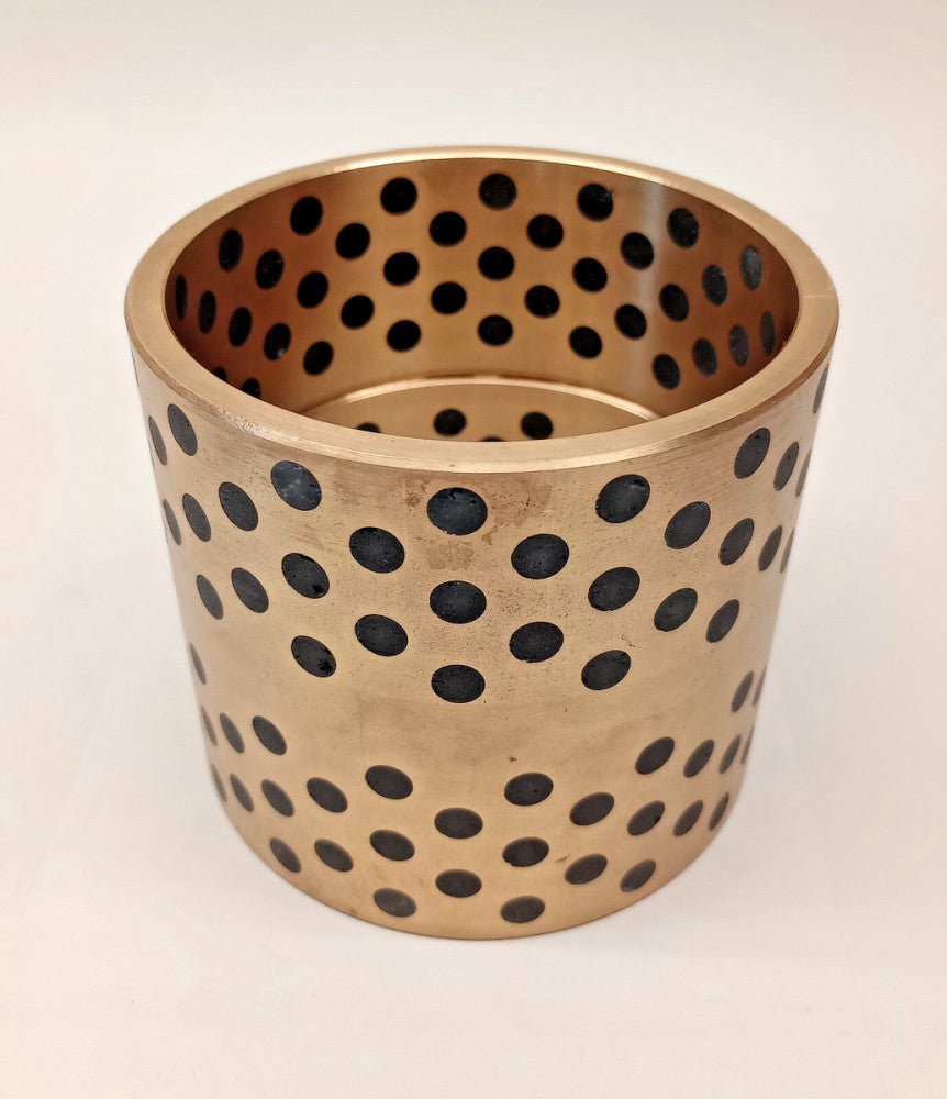 Sankyo Type SOB-44124 Used Oilless Bronze Bushing 4 ID x 4-1/2 OD X 4 inch Width