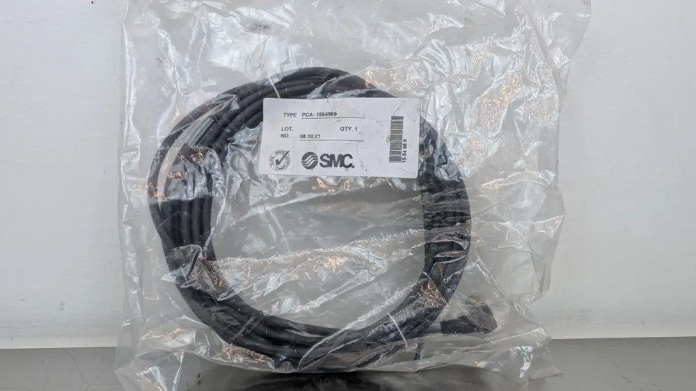SMC PCA-1564969 Power Supply Cable EX600 5-Pin Female Right M12 5-Wire 6m