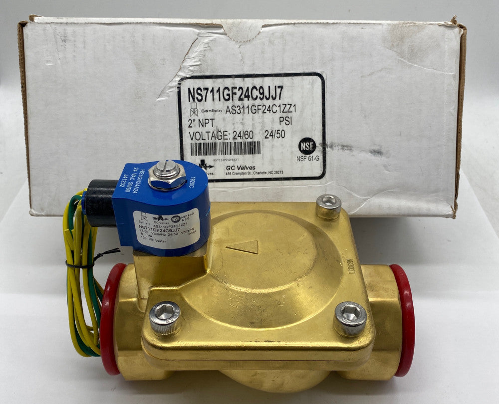 GC Valves AS311GF24C1ZZ1 Solenoid Valve 2" NPT 