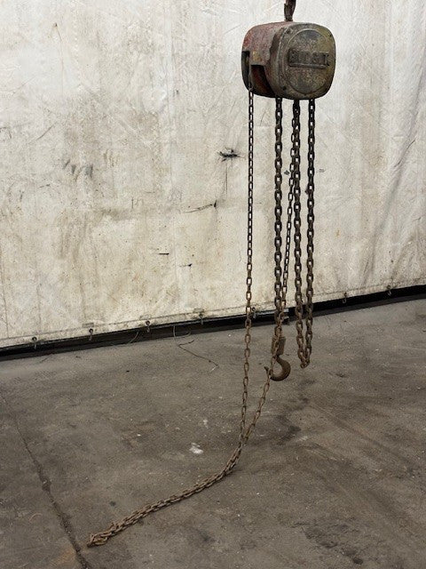 BUDGIT 2-TON USA SERIES HAND CHAIN HOIST 8263 SR 10FT CHAIN