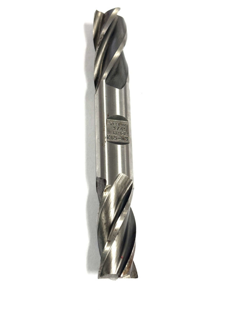 WELDON DOUBLE ENDED END MILL 3/4" DIA 3/4" SHANK 4 FLUTES KS5-HS AA24-5