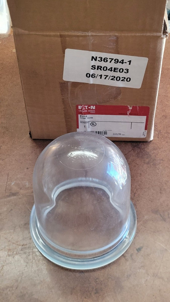 Eaton / Crouse Hinds EV10 Heavy Duty Glass Globe for V Series Obversation Light