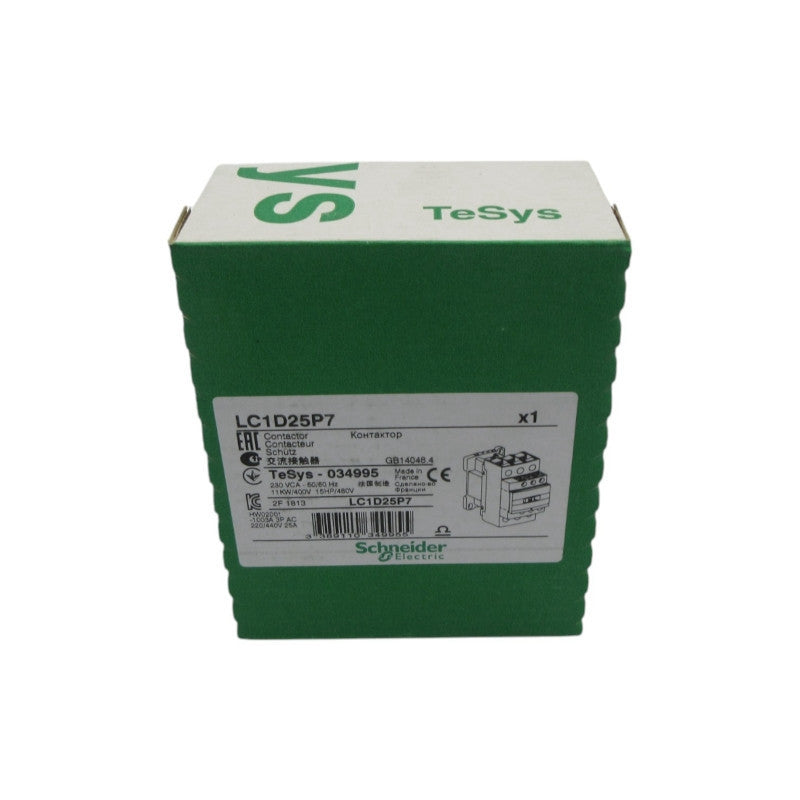 SCHNEIDER ELECTRIC LC1D25P7 230VAC NSFS