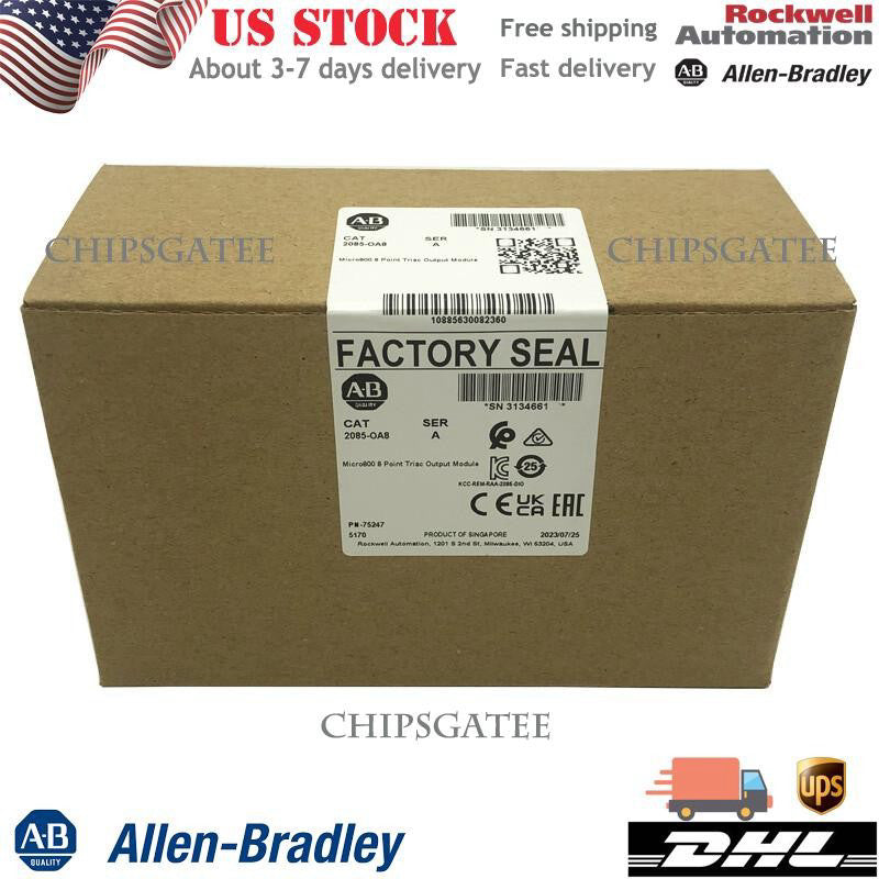 2085-OA8 Micro800 8 Point Triac Output Module 2085OA8 New AB Sealed US Free Tax